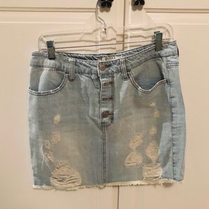 Jean skirt